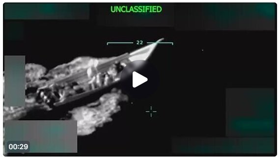 US attack on boat in the Caribbean - photo from https://truthsocial.com/@realDonaldTrump/posts/115136798909755892