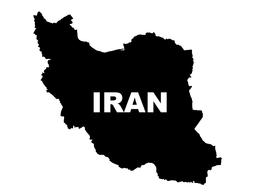 map of Iran, adapted from this CC licensed image -https://commons.wikimedia.org/wiki/File:Blank_map_of_Iran.svg