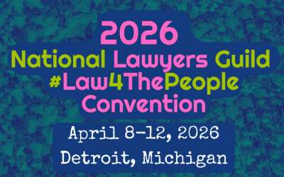 MLTF Events at the NLG “Law for the People” Convention 2026